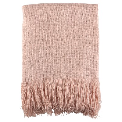 pink throw blanket