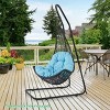 Yaheetech Adjustable Hammock Chair Stand, Black - 2 of 4