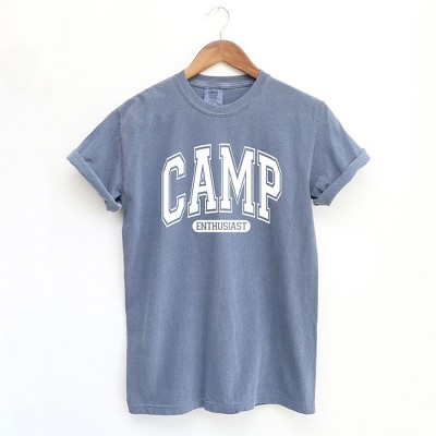 Simply Sage Market Women's Camp Enthusiast Short Sleeve Garment Dyed Tee