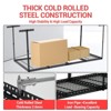 Overhead Garage Storage Rack – Heavy Duty Metal Ceiling Shelving, Adjustable Organization System for Garage – 330lb Capacity, Easy Install - 4 of 4