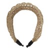 Unique Bargains Bohemian Wide Headband Beige Light Brown 1 Pc - 3 of 4