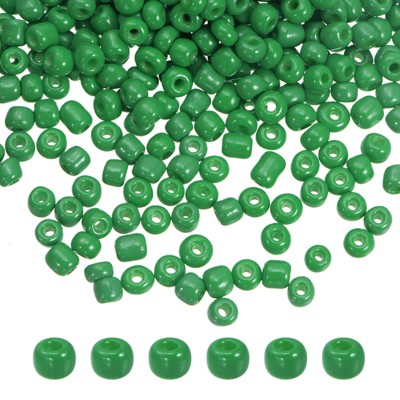 Unique Bargains Loose Craft DIY Earring Necklace Making Glass Round Beads 2000 Pcs