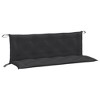 vidaXL Garden Bench Cushions 2 pcs Melange Anthracite 59.1"x19.7"x2.8" Fabric - 2 of 4