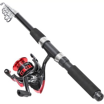 Nattork 2Pcs Telescopic Fishing Rods Set