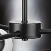 Urban Ambiance Luxury Minimalist Indoor Chandelier,  5-7/8''H x 50"W x 50''D,  Matte Black Finish, UHP4982 - 4 of 4