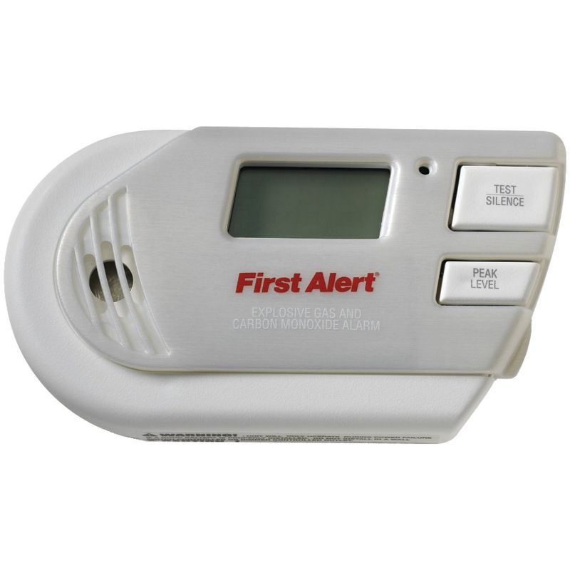 First Alert® GC01CN Combo Explosive Gas and Carbon Monoxide Alarm with Digital Display, 1 of 6