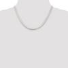 Black Bow Jewelry 5.25mm, Sterling Silver Solid Herringbone Chain Necklace - 2 of 4