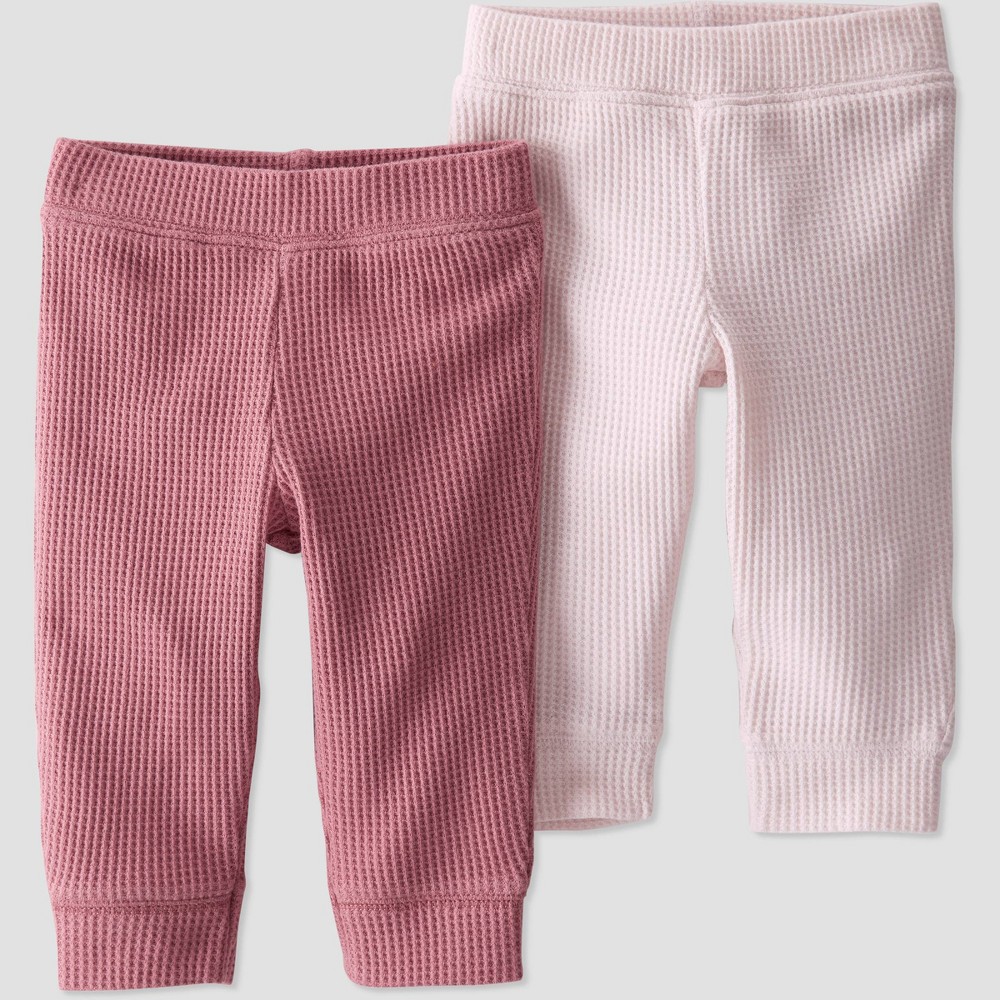 Organic Cotton Pants Carters Baby Girls 2-Pk 