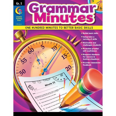 Creative Teaching Press Grammar Minutes Workbook, Grade 5
