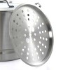 Gibson Home Breton 3 Piece Aluminum Stockpot With Steamer and Lid - 3 of 4