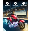 Electric Motorcycle for Kids, 24V 250W Kids Electric Dirt Bike, Two Speed Max Up to 14MPH & 60 Minutes Continuous, with Led Lights - 3 of 4