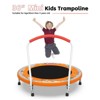 Aukfa 36 inch Kids Trampoline with Handle - Indoor/Outdoor Toddler Trampoline Ages 1-6, 6-Leg Design for Safety & Stability - 2 of 4