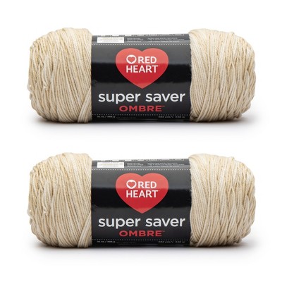 Red Heart Super Saver Yarn 12 Pack-Sand