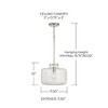Capital Lighting Brighton 1 - Light Pendant in  Polished Nickel - 3 of 3