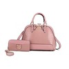 MKF Collection Nora Luxury Croco-Embossed Satchel Bag and Wallet Set by Mia K - 2 of 4