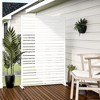 PexFix 72 in. x 47 in. Outdoor Privacy Rectangle Screen Galvanized Steel Panel Divider in White - 3 of 4