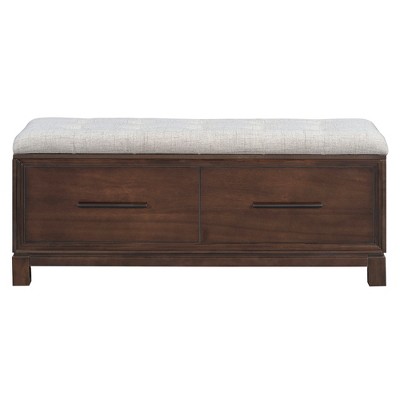 Whisen Modern Shoe Bench with Removable Cushion, Entryway Bench with Hidden Storage