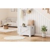 23.6" Entryway Storage Bench, Wooden Storage Chest with U-Shaped Cut-Out Pull, Safety Hinge & Unique Legs, Box Organizer for Living Room, Bedroom - 2 of 4