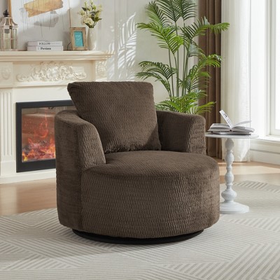 Lycvki Modern 360° Swivel Accent Chair