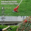 OUTIGO String Trimmer Cordless,  with 2 batteries and 4 blade types, height and angle adjustable, for mowing outdoor lawns and shrubs - 4 of 4