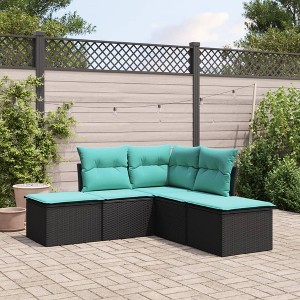 5 Piece Patio Sofa Set vidaXL - 1 of 3