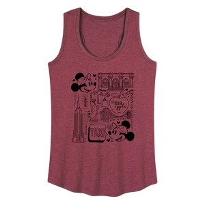 Women's - Disney - Mickey & Friends Graphic Racerback Tank - 1 of 4