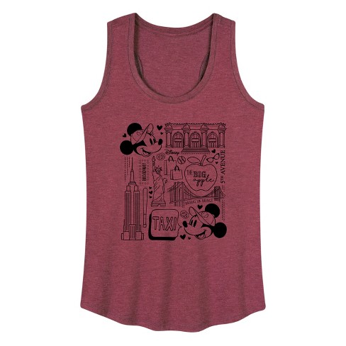 Women's - Disney - Mickey & Friends Graphic Racerback Tank - image 1 of 4