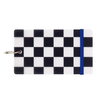greenroom 3"x5" Black and White Checkerboard Index Cards