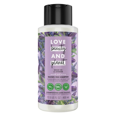 Love Beauty and Planet Argan Oil & Lavender Smooth & Serene Shampoo - 13.5 fl oz - image 1 of 4