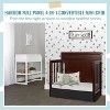 Pro Goleem Harbor Full Panel 4-in-1 Convertible Mini Crib in Espresso - 2 of 2