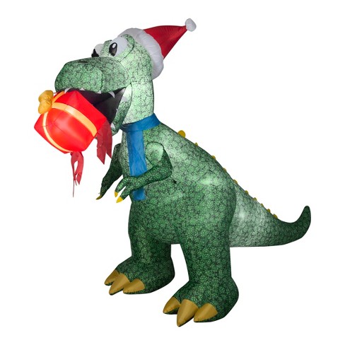 T-Rex Dinosaur Airblown Inflatable sold Christmas Gemmy Holiday Time 8.5 ft Tall New