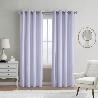 Habitat Harmony Light Filtering Soft and Relaxed Feel in Room Provide Privacy Grommet Curtain Panel, Lavender