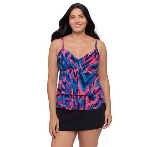 Trimshaper Women's Leona Tankini Swimsuit - 1 of 3