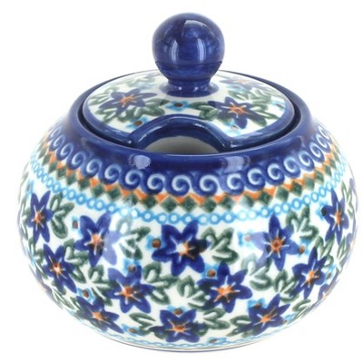 Blue Rose Polish Pottery Skylar Sugar Bowl