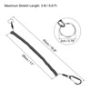 Unique Bargains Fishing Retractable Elastic Heavy Tools Lanyard Safety Cord Spiral Lanyard 2 Pcs - 2 of 4