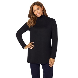 Jessica London Women's Plus Size Cotton Cashmere Turtleneck - 1 of 4