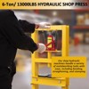 Hydraulic Press 6and12 Ton Hydraulic Shop Press, H-Frame Garage Floor Benchtop Press Adjustable Shop Press, Adjustable Working Table Height - 3 of 4