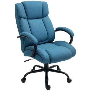 Executive Office Chair with Wide Seat, Computer Desk Chair with Adjustable Height, Swivel Wheels - 1 of 4
