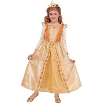 Forum Novelties Regal Shimmer Princess Child Costume, Medium, Yellow