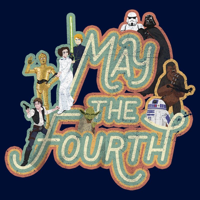 Boy's Star Wars May the Fourth Classic Characters T-Shirt, 2 of 5