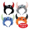 Beistle Monster Headbands, (12/Pkg) Multicolored - 4 of 4
