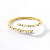 RS Pure by Ross-Simons 0.23 ct. t.w. Diamond Bypass Ring in 14kt Yellow Gold - 3 of 4