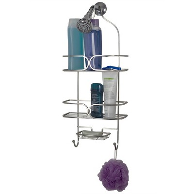 Home Basics Essence Shower Caddy, Satin Nickel