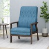 NicBex Leather Accent Chair,Upholstered Living Room Chairs with High Backrest,Mid-Century Modern Arm Chair,Accent Chairs for Living Room - 2 of 4