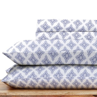 Soft 100% Cotton Sheets Set - Cooling Durable Sateen, Deep Pocket - by California Design Den