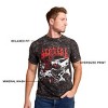 Berserk Guts & Monster Manga Art Men's Black Mineral Wash Crew Neck Short Sleeve T-shirt - 3 of 4
