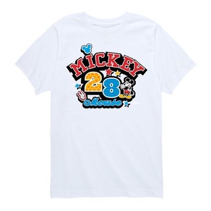 Boys' - Disney - Mickey Mouse Pattern Collage Short Sleeve Graphic T-Shirt - 1 of 4