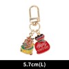 Unique Bargains Christmas Keychain Lobster Clasp Keychain Zinc Alloy 2.24" 1 Pc - 2 of 3