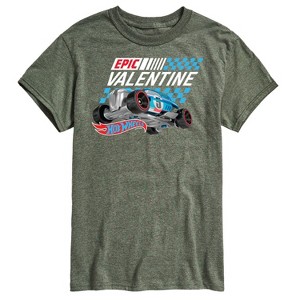Men's - Hot Wheels - Valentine's Epic Short Sleeve Graphic T-Shirt - 1 of 4
