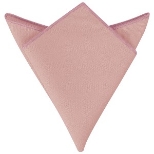 INSPIRE CHIC Men's Cotton Solid Color Formal Suit Pocket Squares - 1 of 4